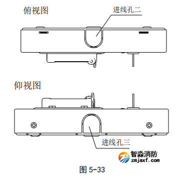海灣GST-LD-8316型手自動轉換開關俯視圖 海灣GST-LD-8316型手自動轉換開關俯視圖