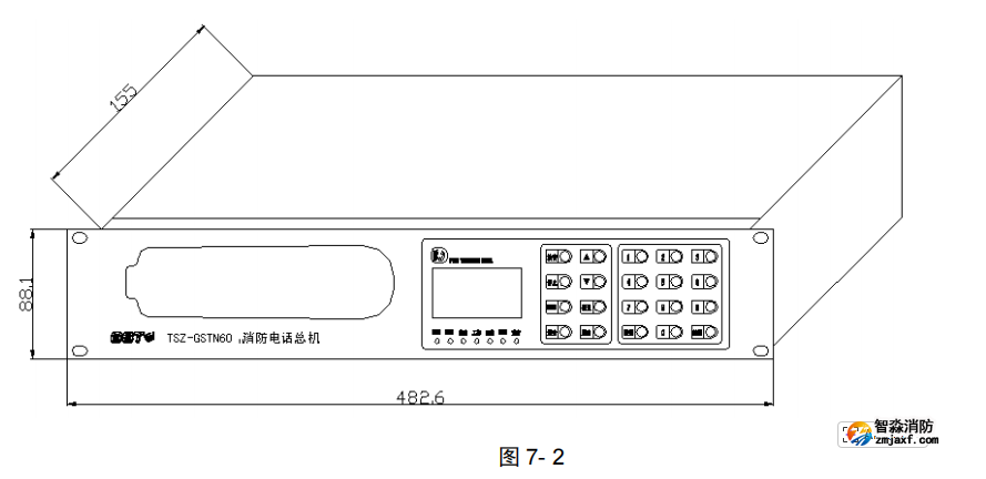 海灣TSZ-GSTN60消防電話總機接線安裝技術(shù)