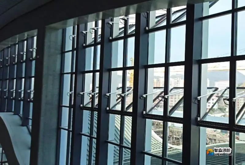 電動開窗機的現場安裝圖